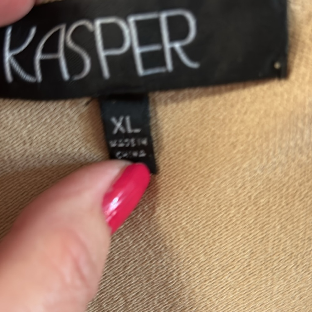 3 pieces Kasper including 3/4 length jacket plus 2 knit tops .  Tops NWT - Picture 10 of 15